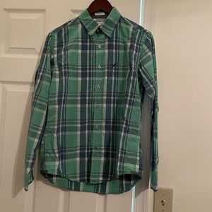 American eagle long sleeve button up